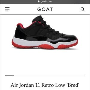 Air Jordan 11 Retro Low “Bred”